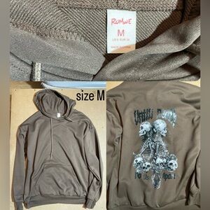 brown hoodie